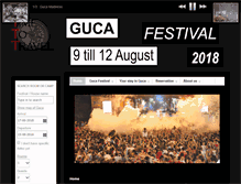 Tablet Screenshot of guca-festival.com
